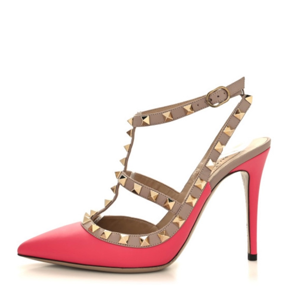 Valentino Garavani Rockstud Heels Raspberry SZ 37.5